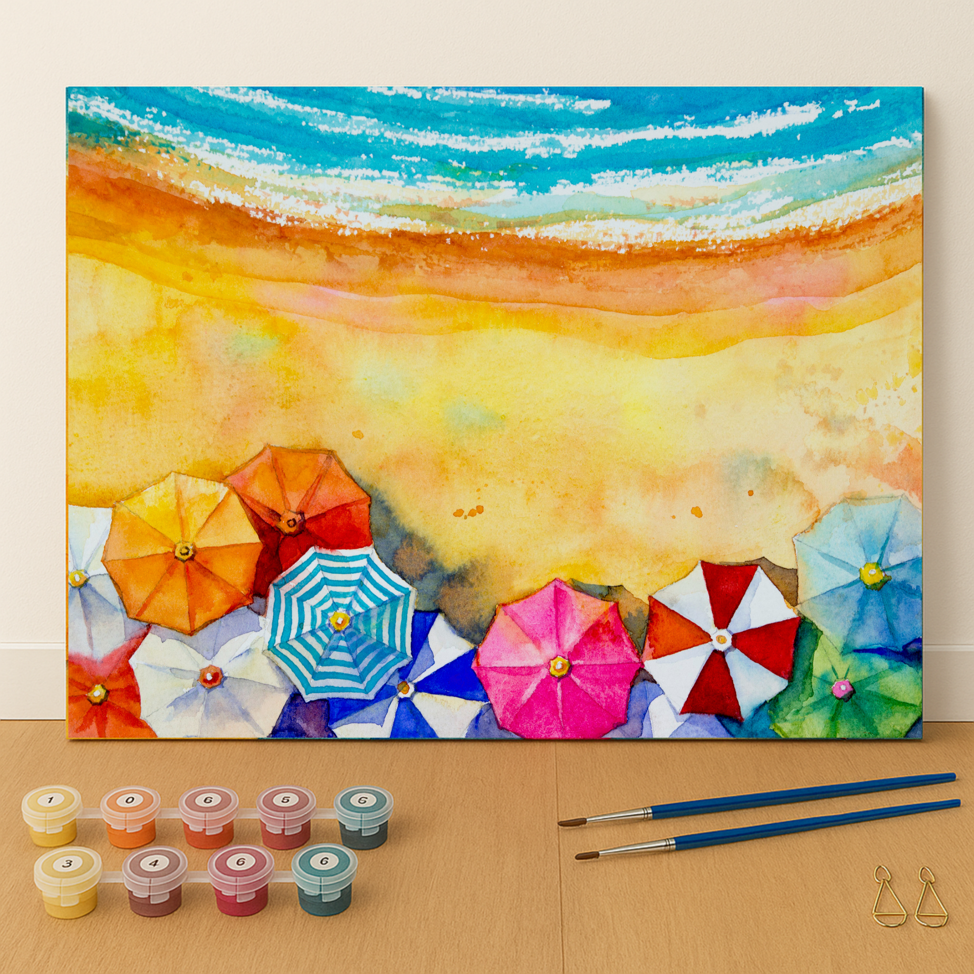 Sunset by the Bay - Paint by Numbers Kit (12x16 inches)