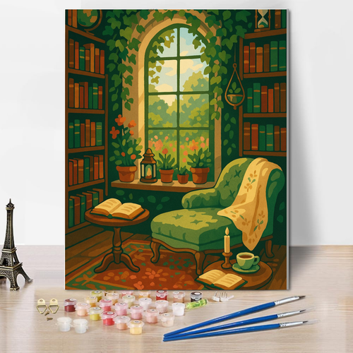 Between the Lines - Paint by Numbers Kit (12x16 inches)