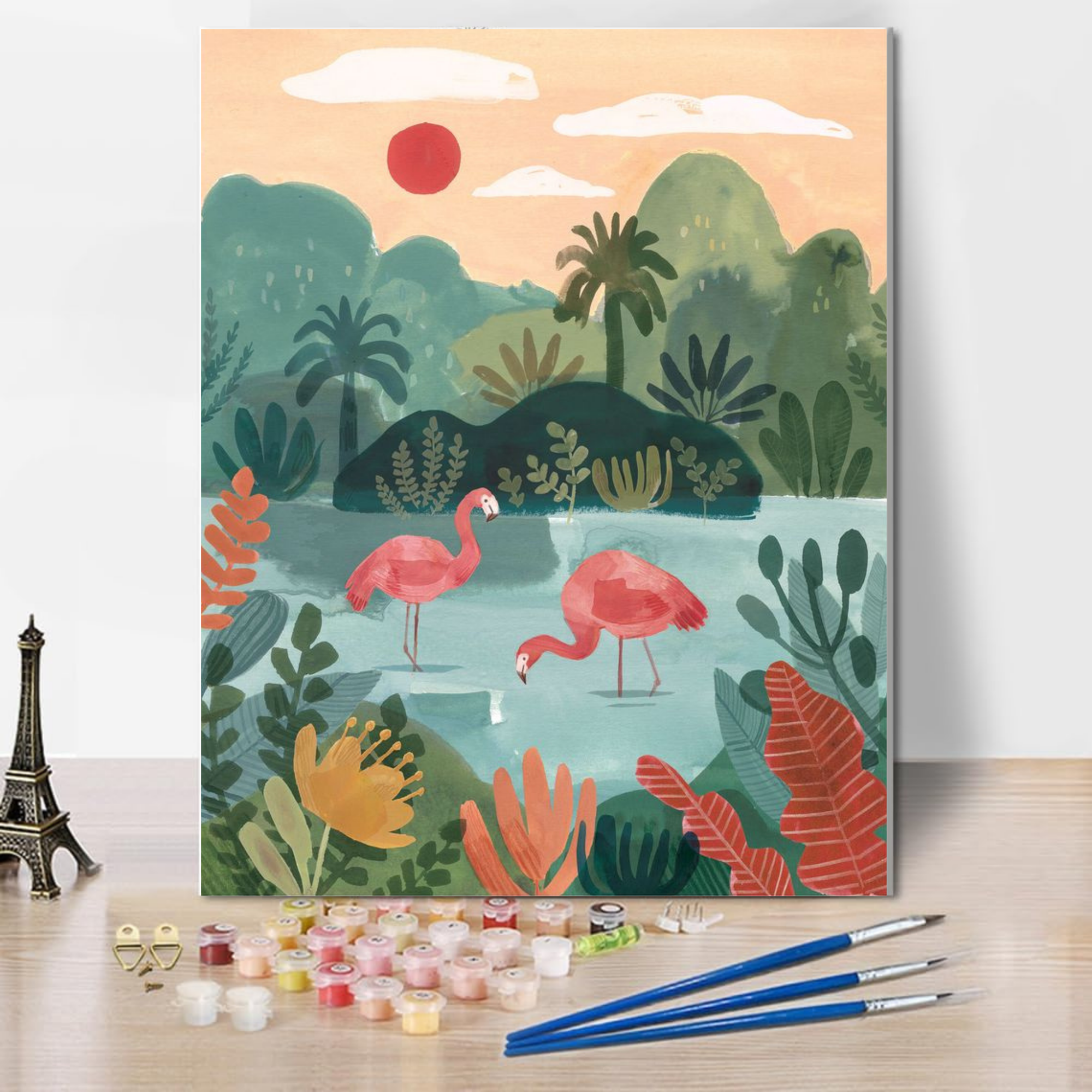 Somewhere in the Bahamas — Paint by Numbers Kit (12x16 inches)