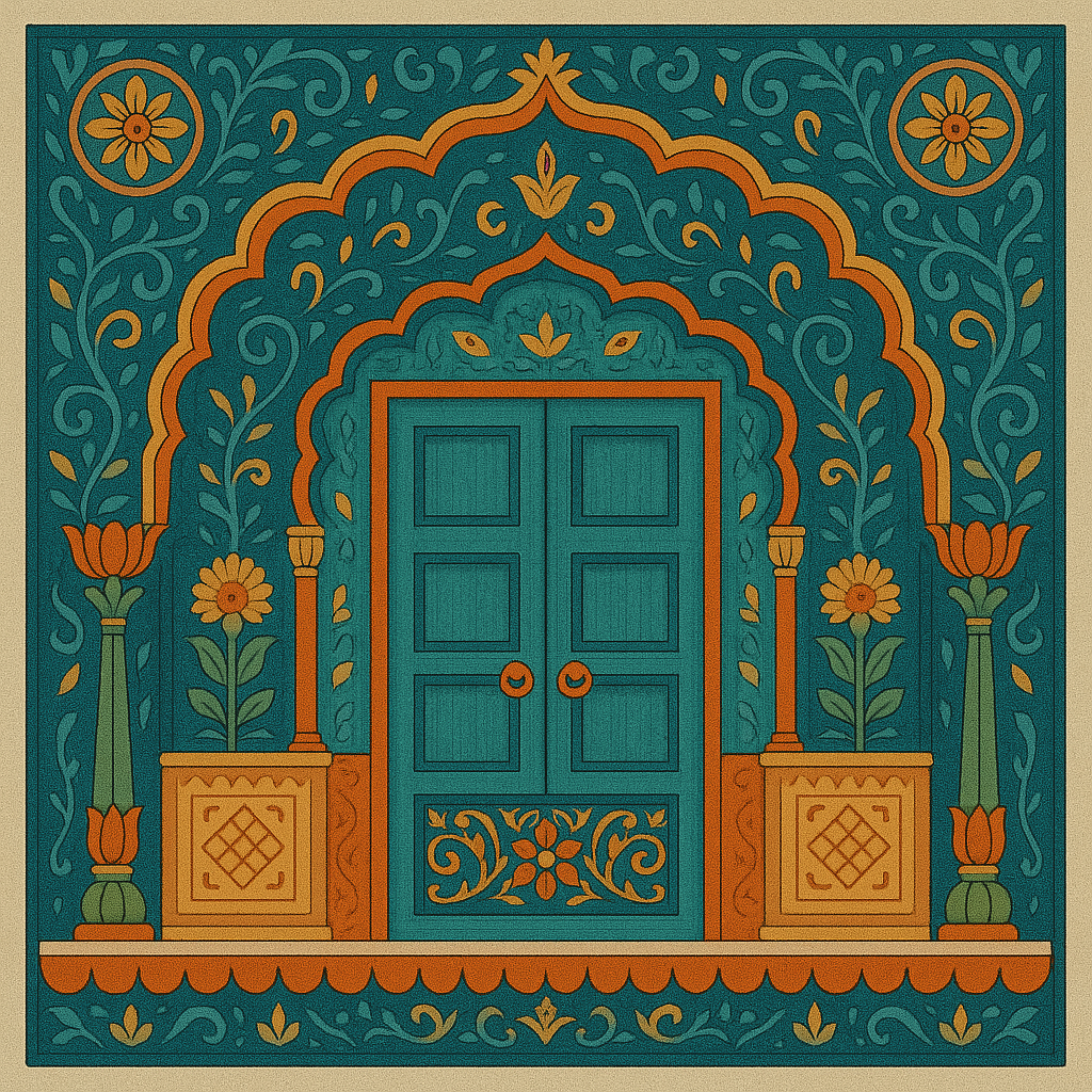 Whispers from Jaisalmer - Paint by Numbers (8x8 inches)