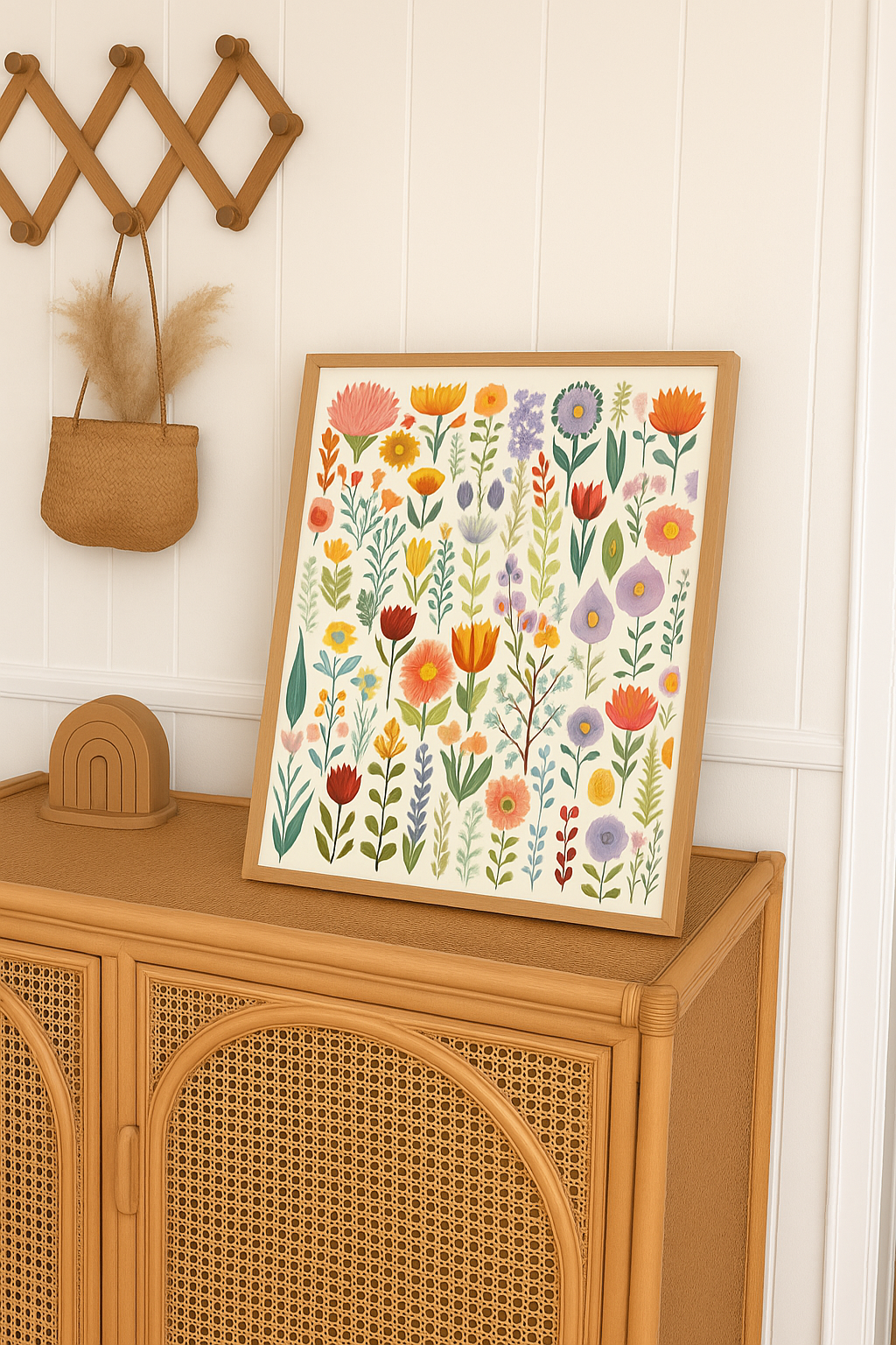 Spring Scribbles - Paint by Numbers Kit (12x16 inches)