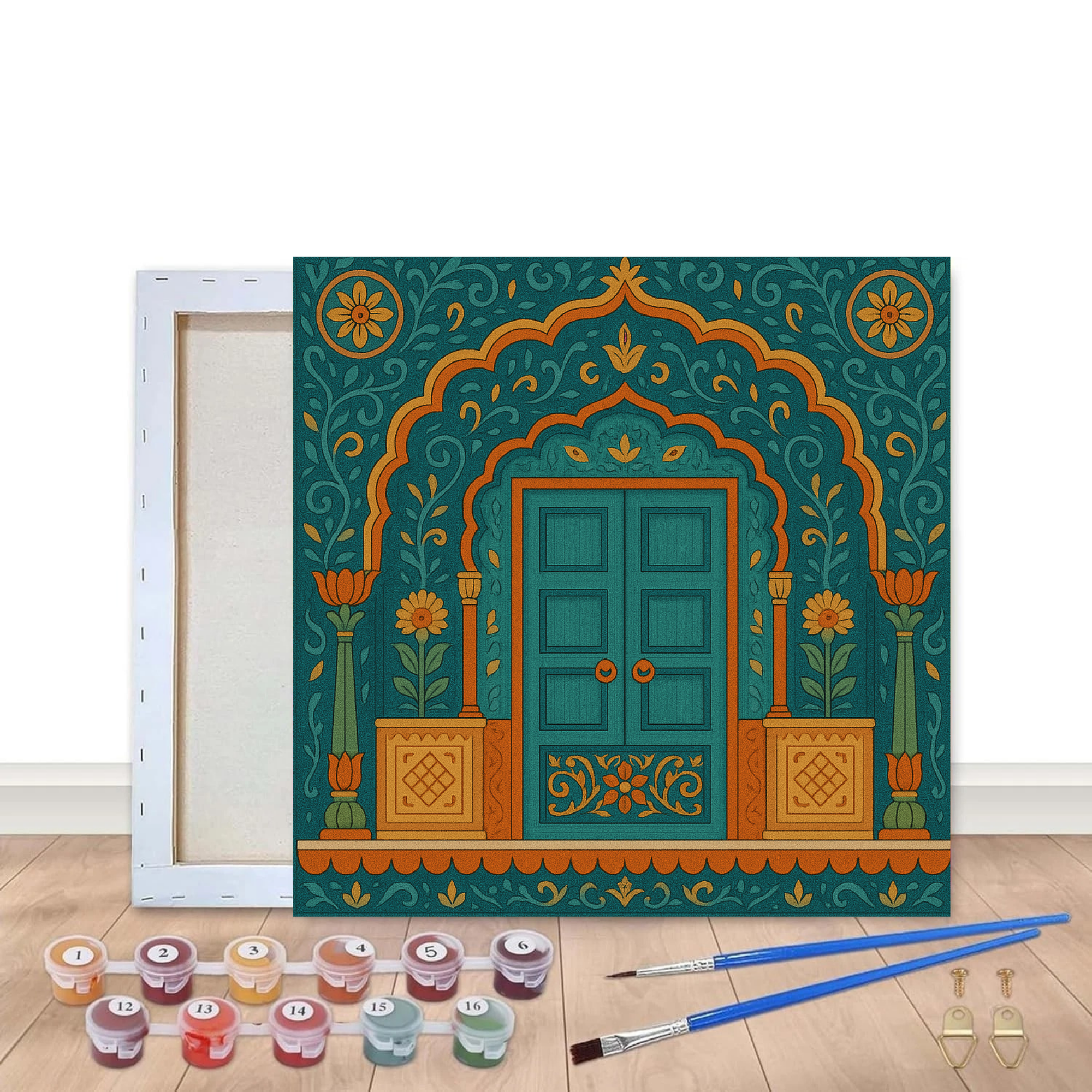 Whispers from Jaisalmer - Paint by Numbers (8x8 inches)