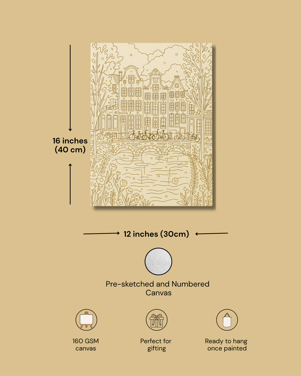 From Everest, With Love - Paint by Numbers Kit (12x16 inches)