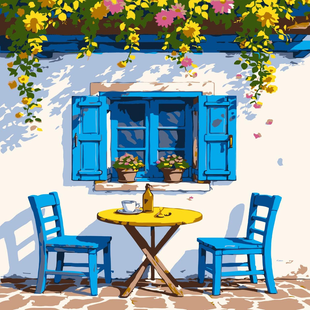 Before the Coffee Gets Cold - Paint by Numbers Kit (8x8 inches)