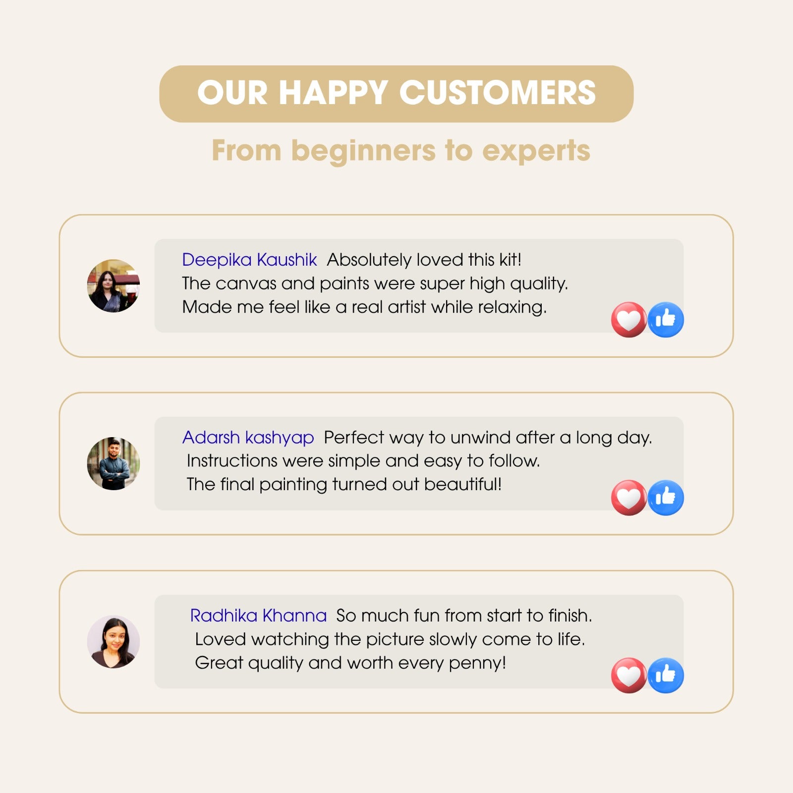 Spring Scribbles - Paint by Numbers Kit (12x16 inches)